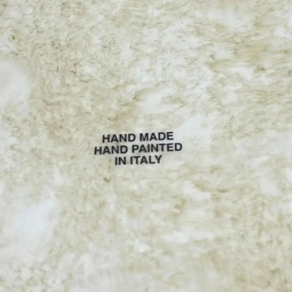 Italy Large Serving Platter Plate HAND MADE IN ITALY With GRAPES - Picture 2 of 2